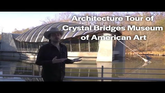 Still from the Crystal Bridges architecture tour video